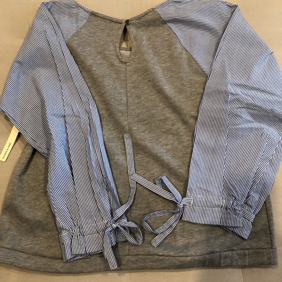 June and Hudson szS mixed media top - Picture 4 of 5